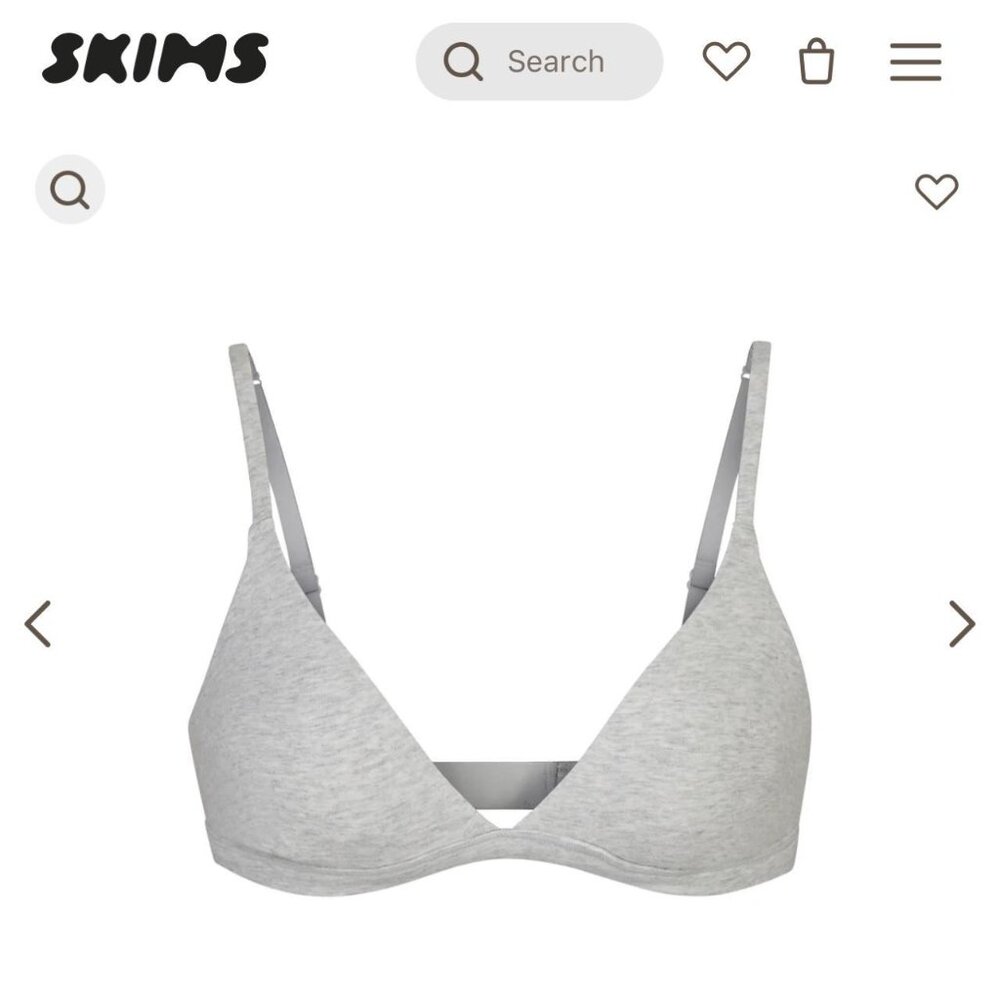 SKIMS Gray Bralette
